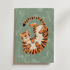 Tiger Tumble Poster – canvas utan passepartout